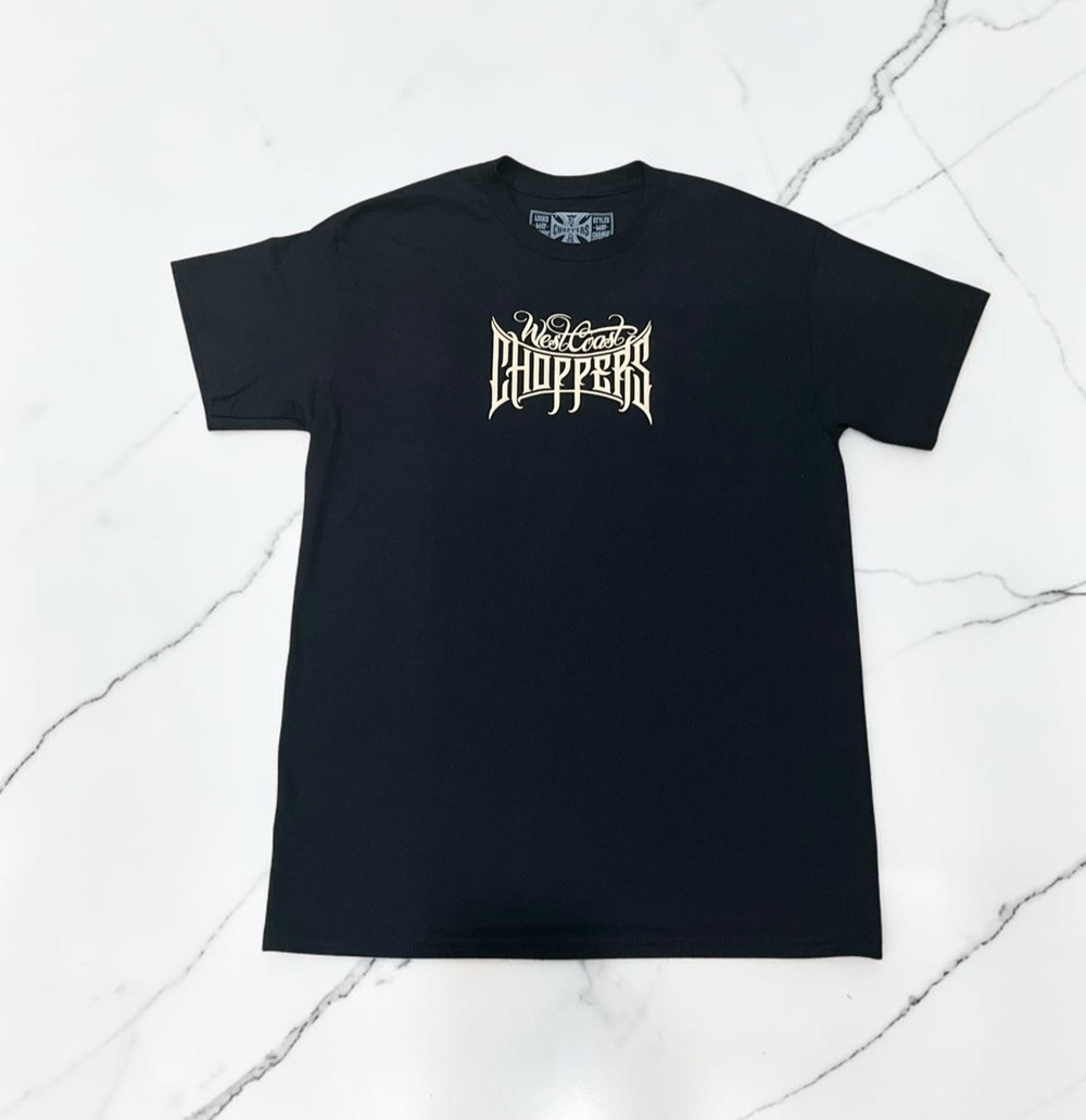 West Coast Choppers Men’s Medium Black Logo Graphic T-Shirt